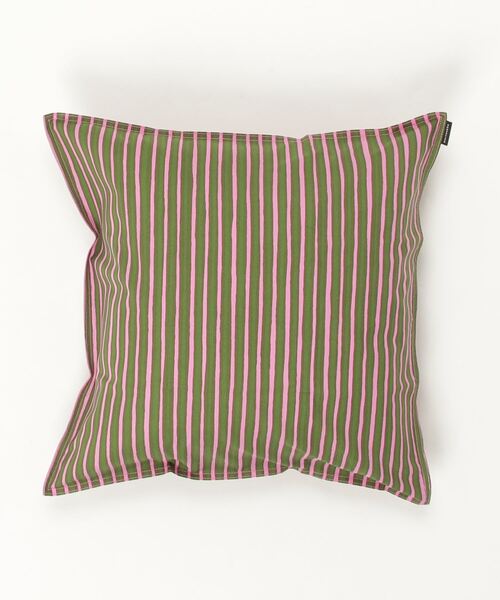 【marimekko 】　Piccolo クッションカバー Marimekko Piccolo cushion cover, 50x50 cm, olive green - fuchsia