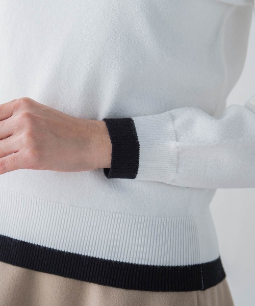 「QUEENS COURT」 長袖ニット M ブラック レディース_画像9