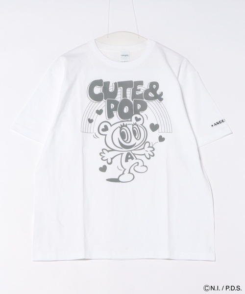 ANGEL BLUE（エンジェルブルー） tシャツ Tシャツ 虹 レディース