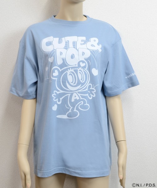 ANGEL BLUE（エンジェルブルー） tシャツ Tシャツ 虹 レディース