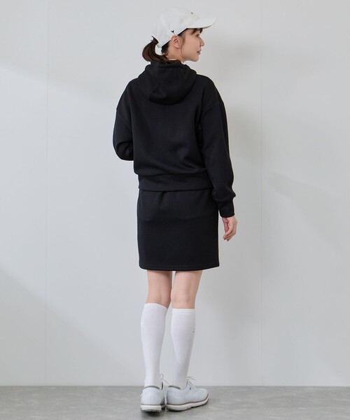 JUN&ROPE'（ジュンアンドロペ） パーカー ロゴキルト風ジャガード