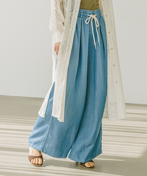 BAYFLOW（ベイフロー） イージーパンツ FREE サックスブルー