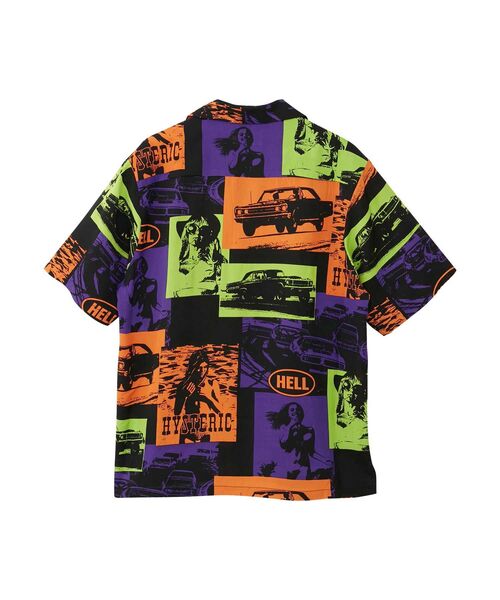 「HYSTERIC GLAMOUR」 半袖シャツ X-LARGE オレンジ メンズの画像
