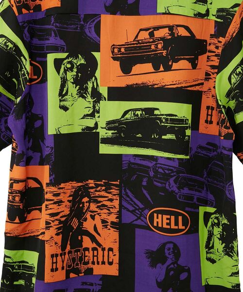 「HYSTERIC GLAMOUR」 半袖シャツ X-LARGE オレンジ メンズの画像