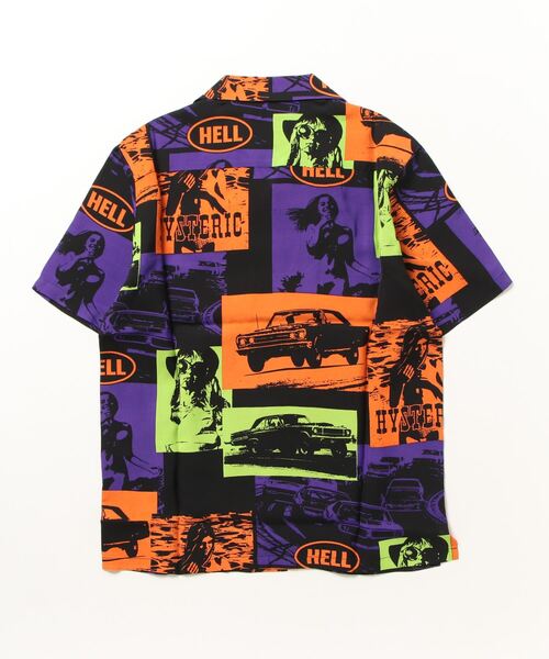 「HYSTERIC GLAMOUR」 半袖シャツ X-LARGE オレンジ メンズの画像