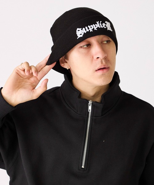 SUPPLIER（サプライヤー） ニット帽 ニットキャップ Signature Logo