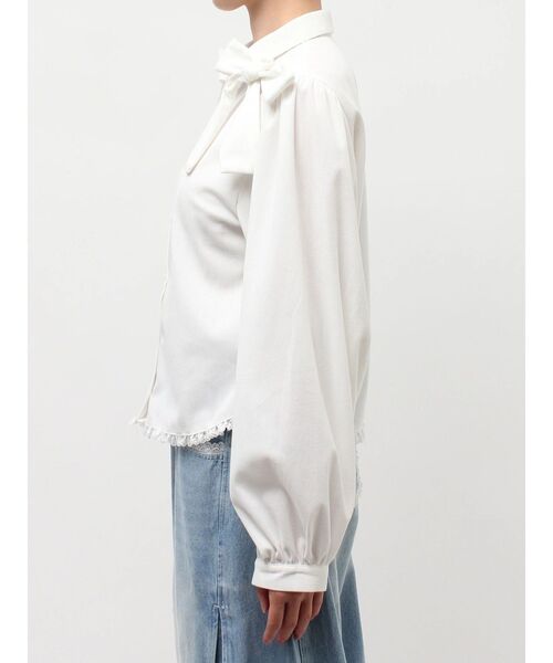 merry jenny（メリージェニー） ブラウス シャツ double ribbon blouse 