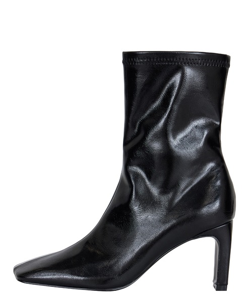 Ameri vintage ショートブーツ ブラック Ameri（アメリ） ショート ブーツ UND SQUARE TOE SHORT BOOTS