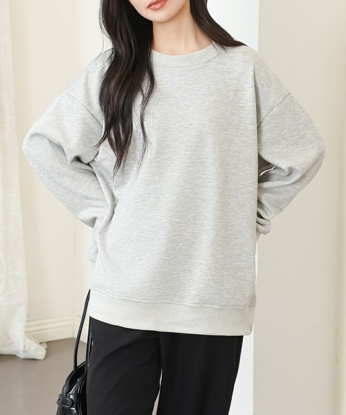 DAYRA トレーナー スウェット クルーネック 裏起毛 オーバーサイズ