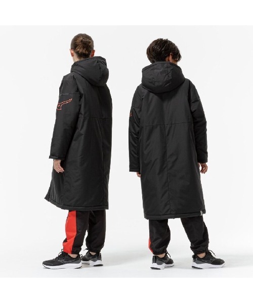 familiar 黒 120㎝　ダウンコート　中綿ジャケット 現行モデル。 MIZUNO（ミズノ） ダウン アウター JR中綿コート_ キッズ 子供服