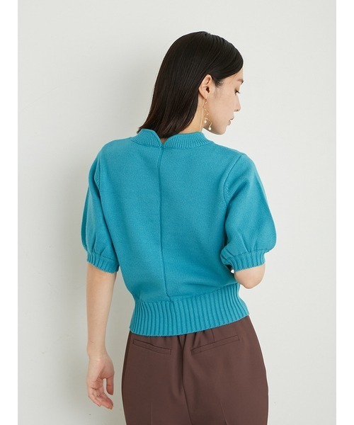 「LILY BROWN」 半袖ニット ONE SIZE シルバー レディース_画像6