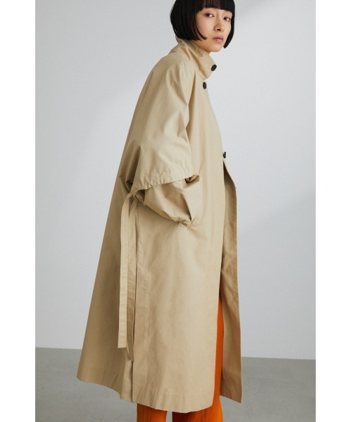 「STYLEMIXER」 ステンカラーコート FREE ブラック レディース_画像4