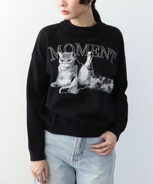 美品 HERITANOVUMヘリテノーム ジャガードCATニット 美品 HERITANOVUMヘリテノーム ジャガードCATニット - メルカリ