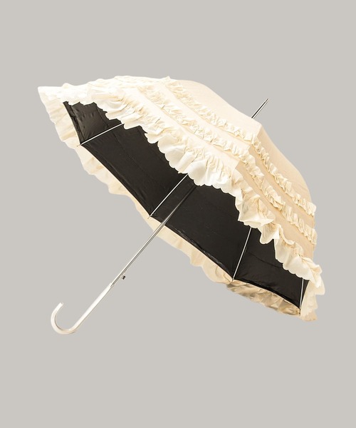 MAISON SELECT 傘 11D21-TJ フリル 日傘 ロリィタ ガーリー 長傘