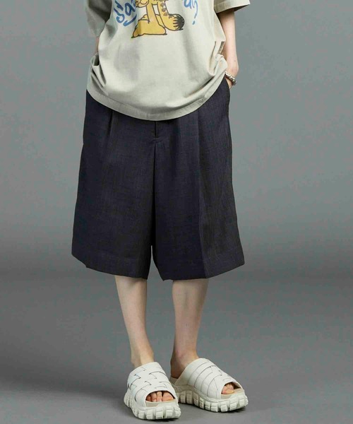「MAISON SPECIAL」 ハーフパンツ 1 グレー メンズの画像