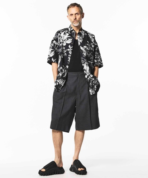 「MAISON SPECIAL」 ハーフパンツ 1 グレー メンズの画像