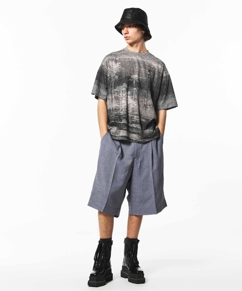 「MAISON SPECIAL」 ハーフパンツ 1 グレー メンズの画像