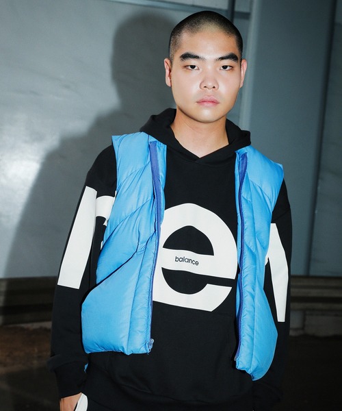 New Balance（ニューバランス） プルオーバーパーカー 0 ブラック