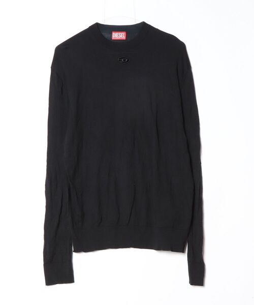 DIESEL（ディーゼル） 長袖ニット X-LARGE ブラック メンズ : ZOZOTOWN