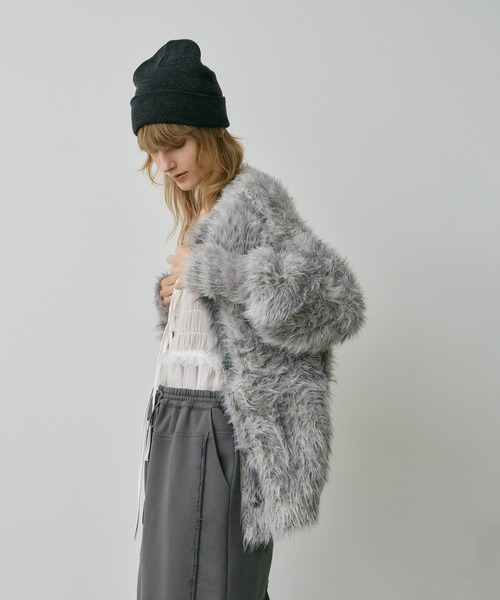 「LA BELLE ETUDE」 ニットカーディガン FREE ベージュ レディース_画像6