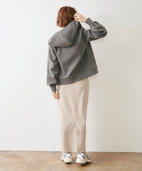 「Emma Taylor」 ジップアップパーカー FREE ライトベージュ レディース_画像5