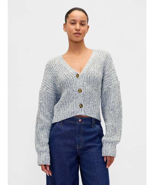 GAP（ギャップ） カーディガン コットンブレンド クロップド ニット