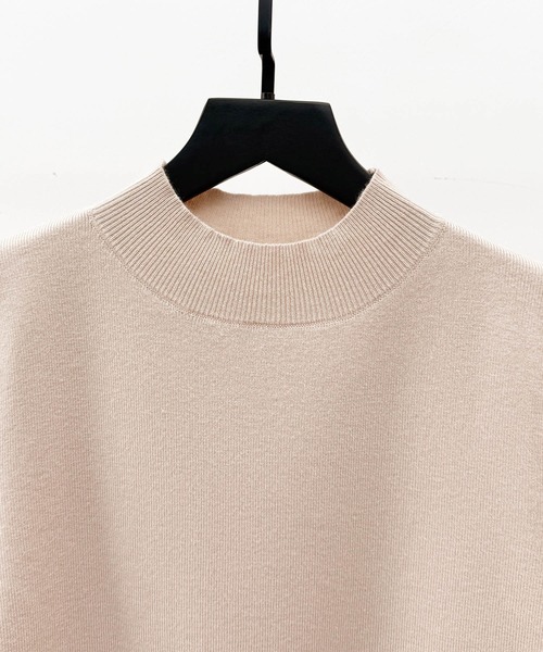 「SAISON DE PAPILLON」 長袖ニット L ベージュ レディース_画像4