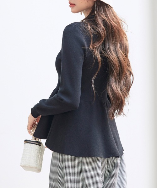 「SAISON DE PAPILLON」 長袖ニット L ベージュ レディース_画像8