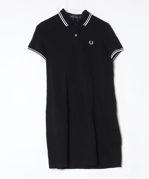 FRED PERRY（フレッドペリー） シャツワンピース 10 ブラック