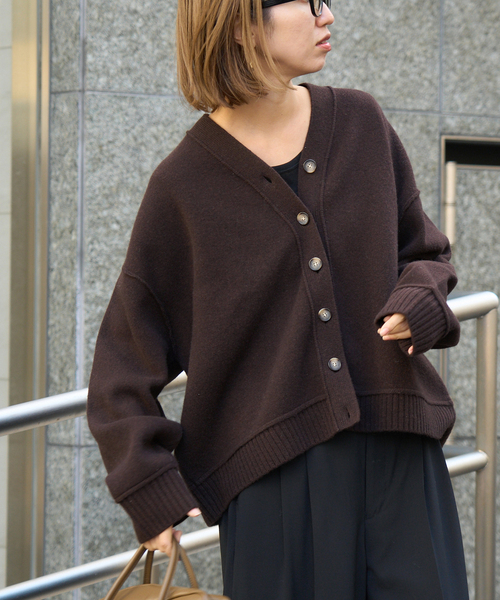 FRAMeWORK（フレームワーク） カーディガン 「WEB限定 / 追加」AQUA V