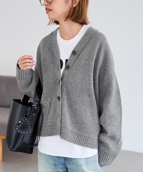 FRAMeWORK（フレームワーク） カーディガン 「WEB限定 / 追加」AQUA V