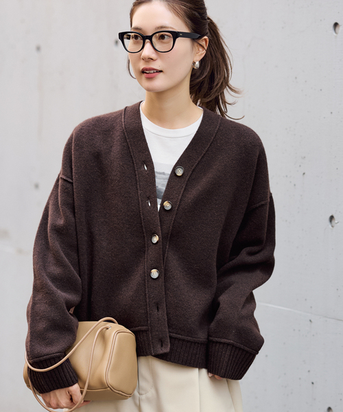 FRAMeWORK（フレームワーク） カーディガン 「WEB限定 / 追加」AQUA V