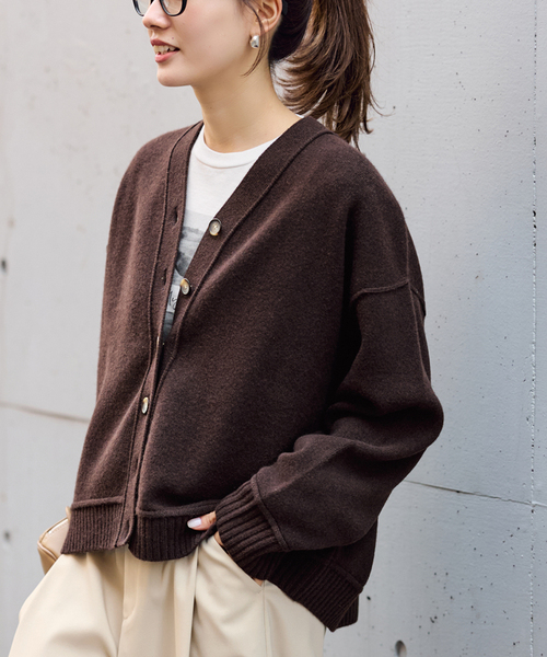 FRAMeWORK（フレームワーク） カーディガン 「WEB限定 / 追加」AQUA V