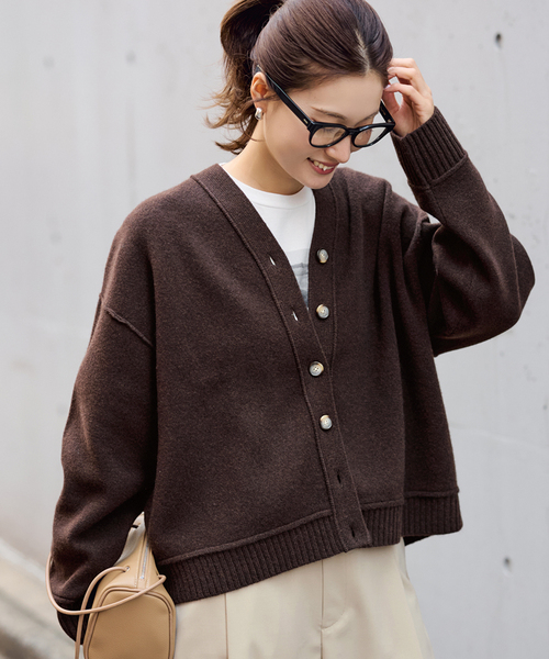 FRAMeWORK（フレームワーク） カーディガン 「WEB限定 / 追加」AQUA V