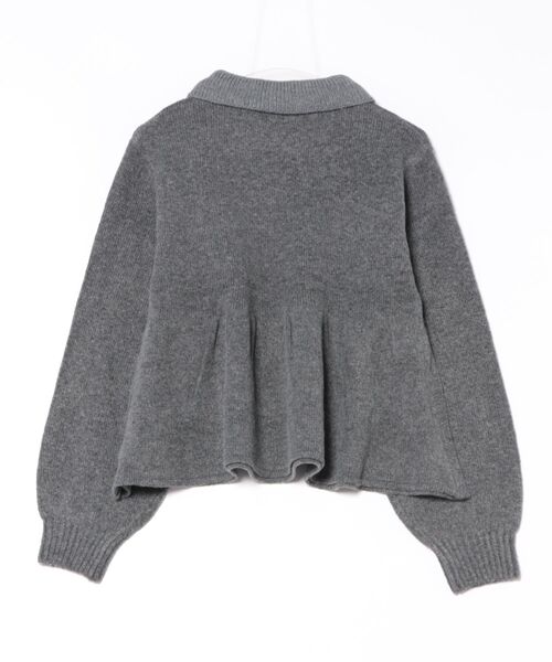 「QUEENS COURT」 長袖ニット M アイボリー レディース_画像2