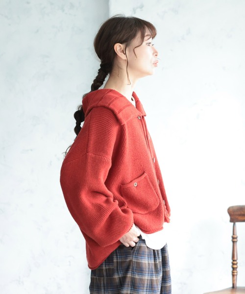 soulberry（ソウルベリー） カーディガン 赤レンガのカーディガン