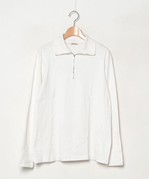 AURALEE（オーラリー） 長袖Tシャツ 3 ホワイト メンズ : ZOZOTOWN