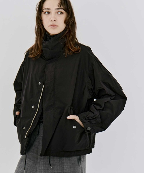 ATON ショートモッズコートブラック 04サイズ ATON（エイトン） モッズコート コート 「ATON/エイトン」別注 SHORT