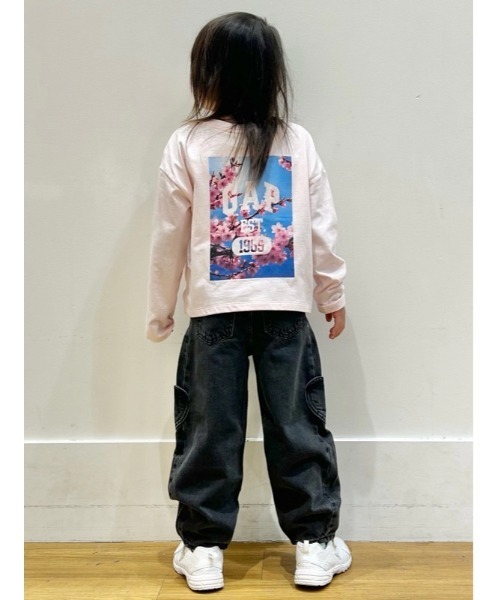GAP（ギャップ） tシャツ オーバーサイズ SAKURA GAPロゴTシャツ