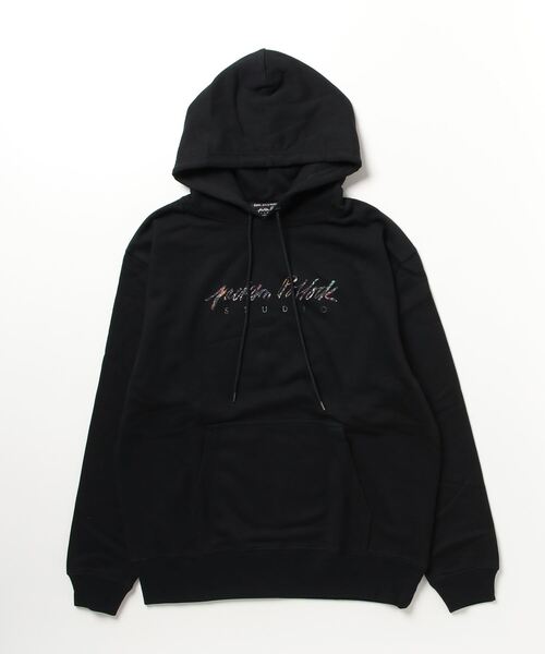 「Sync.」 プルオーバーパーカー MEDIUM ブラック メンズ_画像2