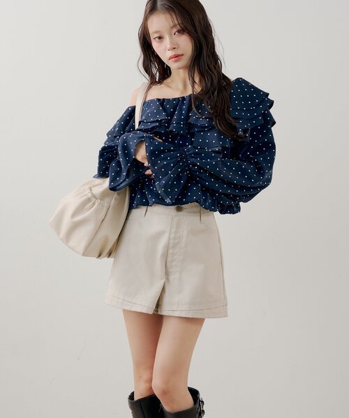 Chico（チコ） パンツ 「セットアップ対応」コンパクトレイヤード