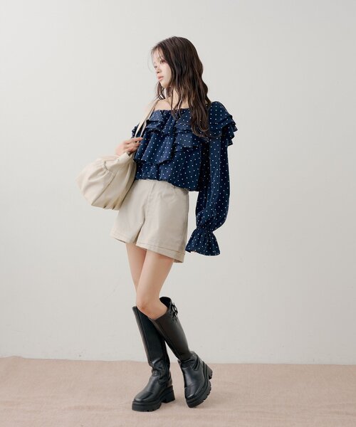 Chico（チコ） パンツ 「セットアップ対応」コンパクトレイヤード