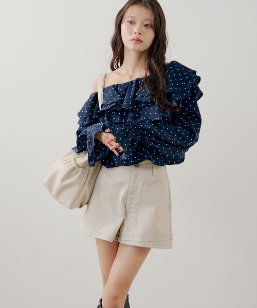 Chico（チコ） パンツ 「セットアップ対応」コンパクトレイヤード