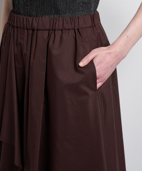 パンツ アシンメトリーレイヤードパンツ レディース_9