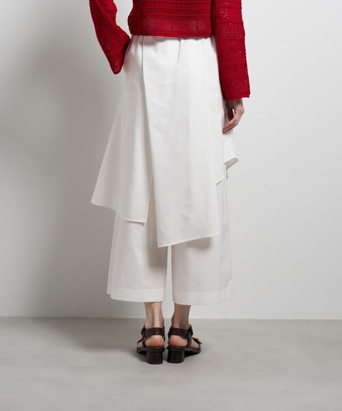 パンツ アシンメトリーレイヤードパンツ レディース_16