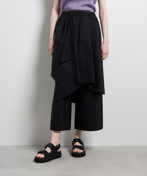 パンツ アシンメトリーレイヤードパンツ レディース_22