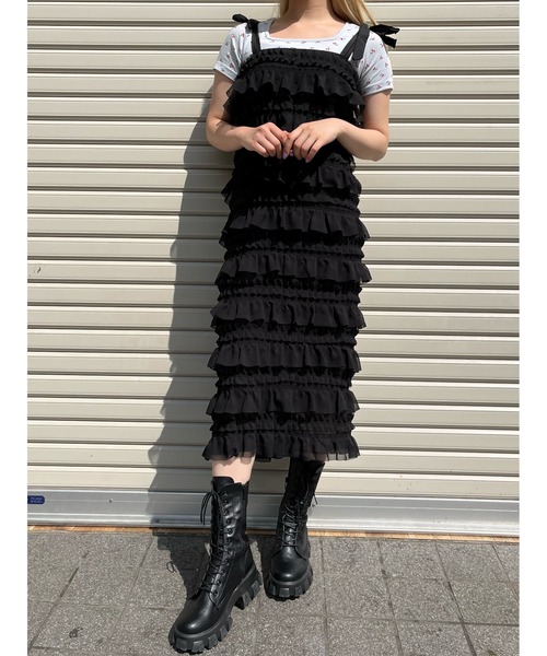 「WC」 キャミソールワンピース FREE ホワイト レディース_画像6