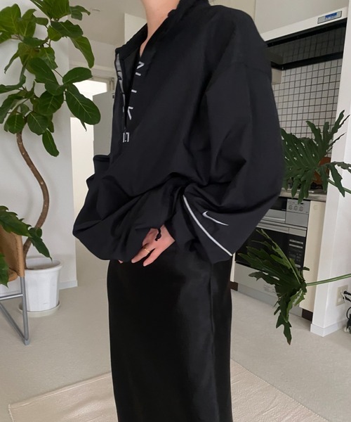 「ENOF」 ロングスカート M ブルー レディースの画像