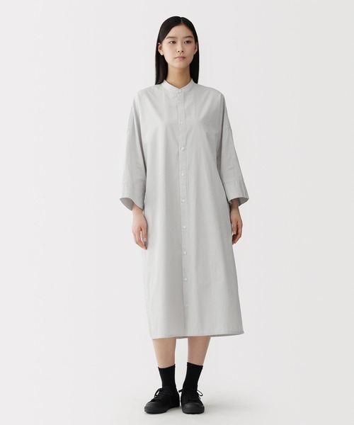 MUJI Labo シャツワンピース 「MUJI Labo」婦人 ポプリンシャツ