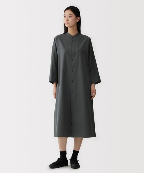 MUJI Labo シャツワンピース 「MUJI Labo」婦人 ポプリンシャツ